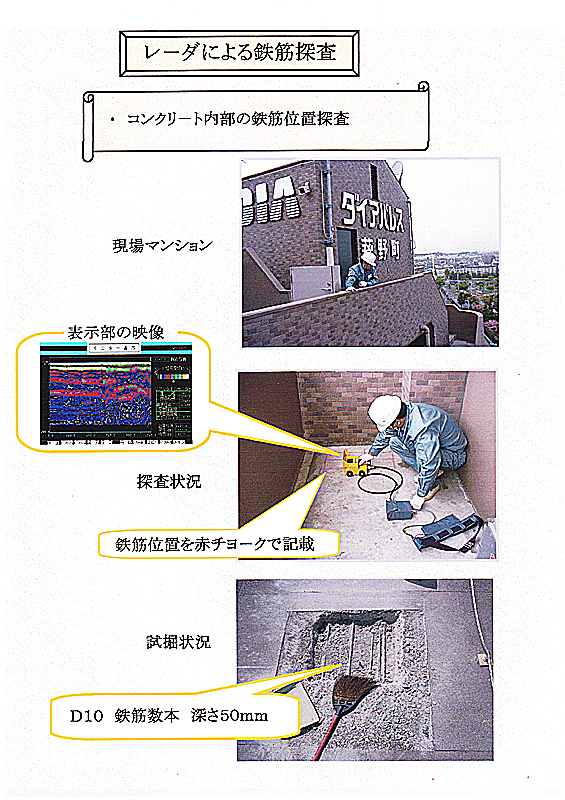 RCレーダー探査